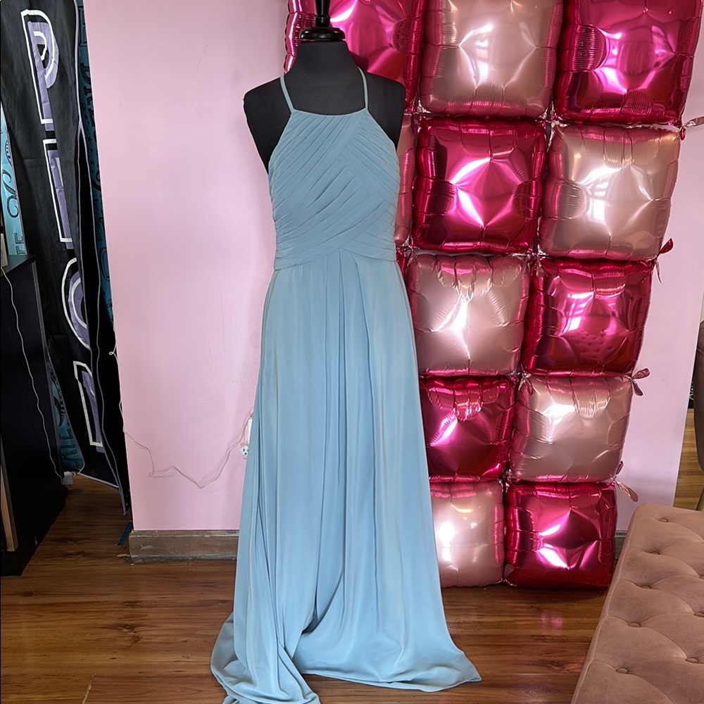 Light Blue halter Dress
